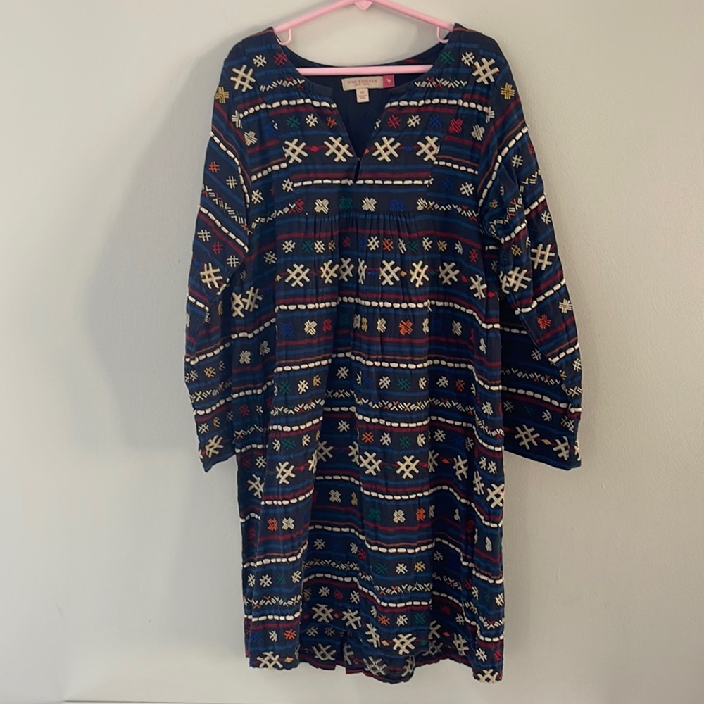 Pink Chicken long sleeve dress